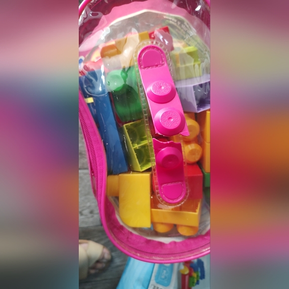 Mega Bloks Big  Building 2 Bags  175 Piece Total Good Condition - Picture 8 of 9